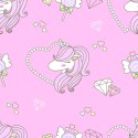 Tapeta Jednorożec Z Serduszkiem Flizelina 53x1000 TR-4588-VER-53