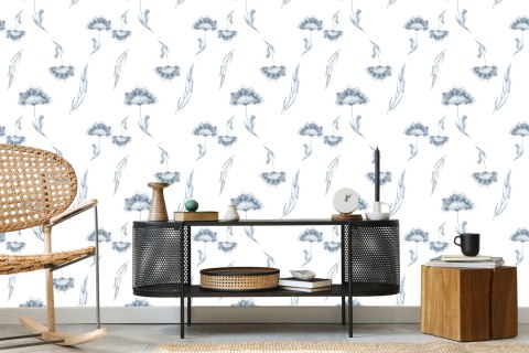 Tapeta Kwiaty Polne Malowane Akwarelą Flizelina 53x1000 TR-4096-VER-53