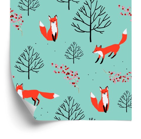 Tapeta Lisy Z Owocami Leśnymi Flizelina 53x1000 TR-4037-VER-53