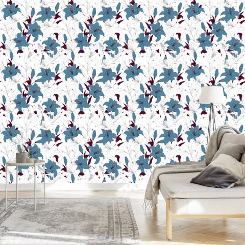 Tapeta Piękne Kwiaty Lilii Flizelina 53x1000 TR-184-VER-53