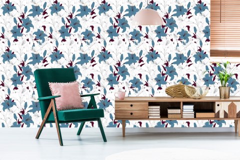 Tapeta Piękne Kwiaty Lilii Flizelina 53x1000 TR-184-VER-53