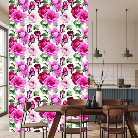 Tapeta Róże W Modnych Kolorach Flizelina 53x1000 TR-3211-VER-53
