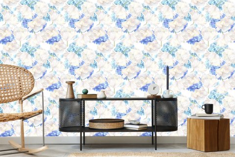 Tapeta Tulipany Z Hortensją Flizelina 53x1000 TR-4209-VER-53