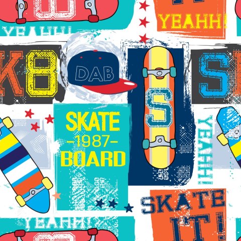 Tapeta Deskorolki I Napisy Flizelina 53x1000 TR-4146-VER-53