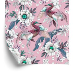Tapeta - Kolorowe Ptaki I Kwiaty Flizelina 53x1000 TR-2184-VER-53