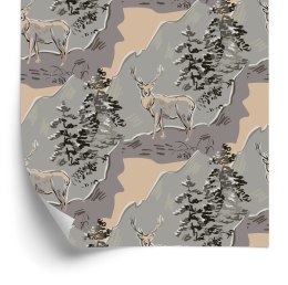 Tapeta Piękne Jelenie W Górach Flizelina 53x1000 TR-2123-VER-53