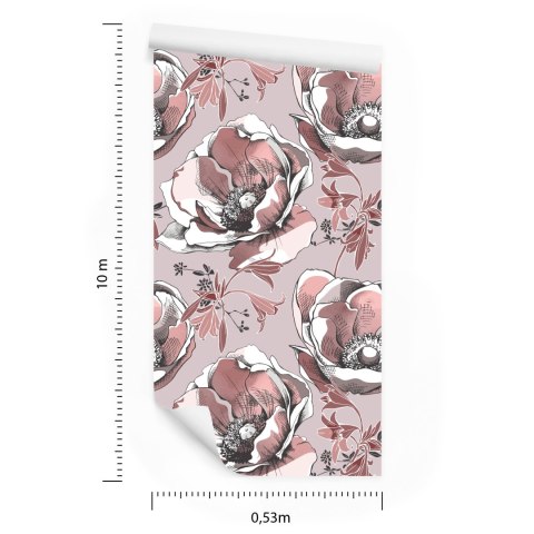 Tapeta Piękne Zawilce Flizelina 53x1000 TR-336-VER-53