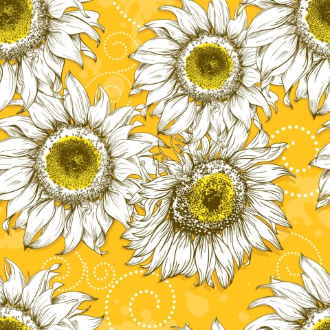 Tapeta Słoneczniki Flizelina 53x1000 TR-4152-VER-53