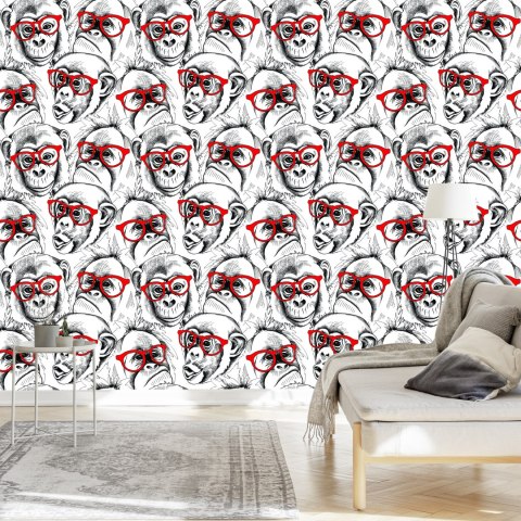 Tapeta - Szympansy Flizelina 53x1000 TR-2867-VER-53