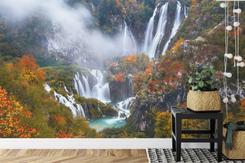 Fototapeta Jesienny Wodospad Flizelina Zmywalna 450x300 FT-558-VEML450-300