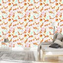 Tapeta Dla Dzieci - Piękne Lisy Flizelina 53x1000 TR-2883-VER-53