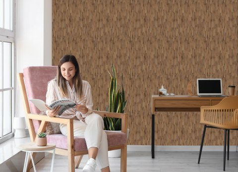 Tapeta Minimalistyczne Deski Flizelina 53x1000 TR-1808-VER-53