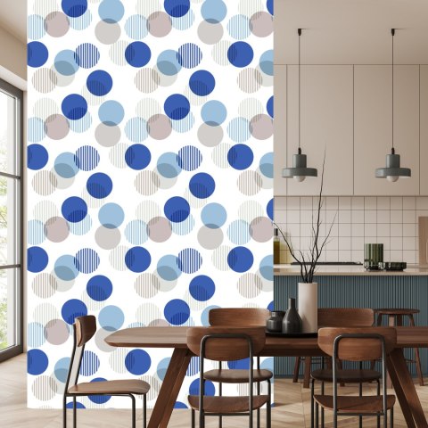 Tapeta Nowoczesne Abstrakcyjne Groszki Flizelina 53x1000 TR-789-VER-53