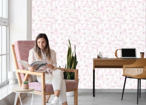 Tapeta Nowoczesny Wzór Geometryczny Flizelina 53x1000 TR-1527-VER-53