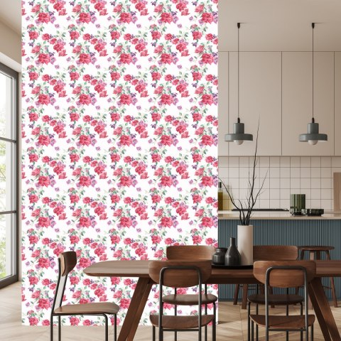 Tapeta Róże Liście Kwiaty Flizelina 53x1000 TR-2112-VER-53