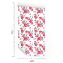 Tapeta Róże Liście Kwiaty Flizelina 53x1000 TR-2112-VER-53