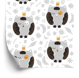 Tapeta Sowy W Koronach Flizelina 53x1000 TR-2152-VER-53