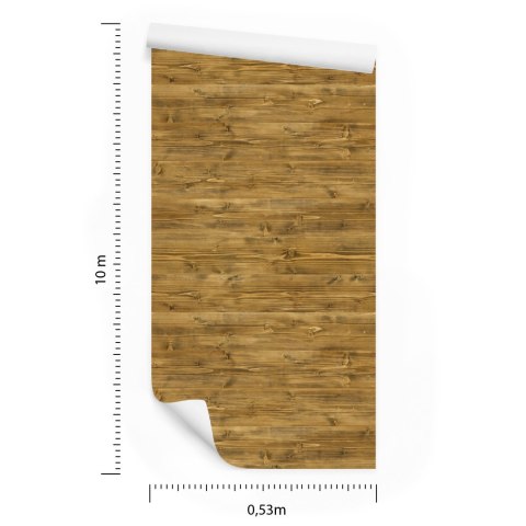 Tapeta Stylowy Poziomy Drewniany Wzór Flizelina 53x1000 TR-166-VER-53