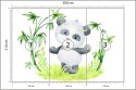 Fototapeta Panda I Bambus Vinyl Gładki 300x210 FT-2380-VG300-210