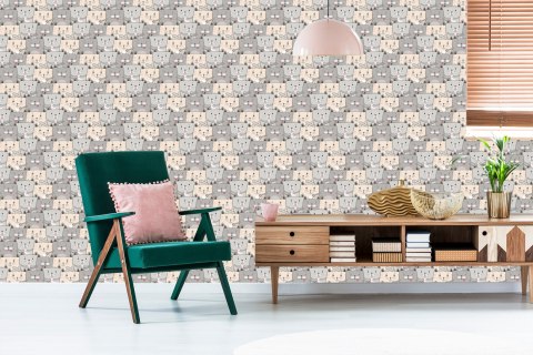 Tapeta Dla Dzieci - Kotki Flizelina 53x1000 TR-3427-VER-53