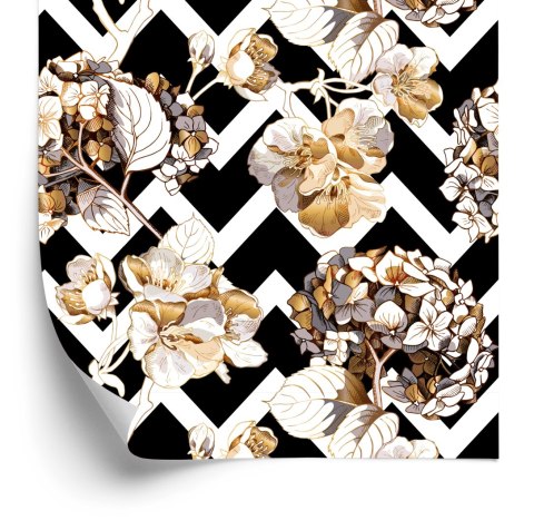 Tapeta Kwiaty Hortensji Flizelina 53x1000 TR-1386-VER-53