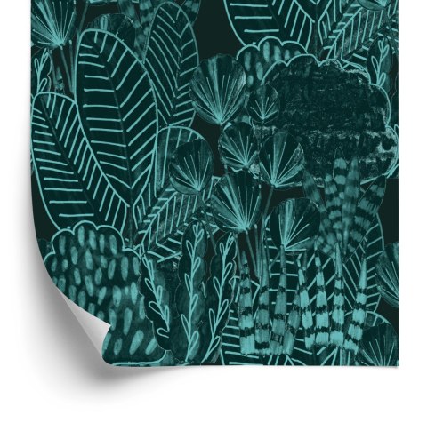 Tapeta Rysowane Liście Vintage Flizelina 53x1000 TR-3721-VER-53