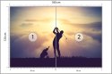 Fototapeta Golfista Na Tle Zachodu Słońca Vinyl Gładki 180x120 FT-3798-VG180-120