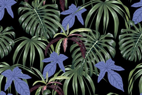 Tapeta Piękne Liście Flizelina 53x1000 TR-1794-VER-53