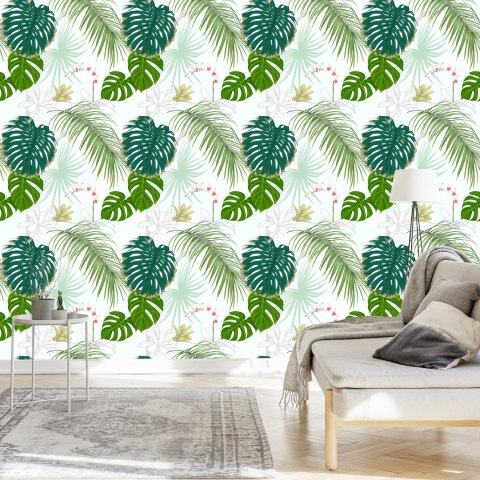 Tapeta Różnorodne Liście I Kwiaty Flizelina 53x1000 TR-4325-VER-53