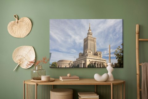 Obraz Na Płótnie Budynki W Centrum Warszawy Canvas 120x80 LB-781-C120-80