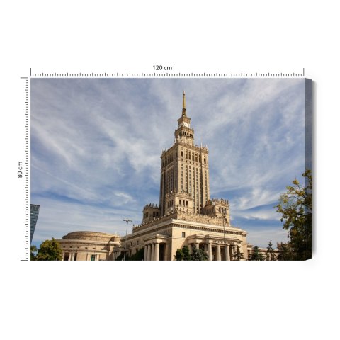 Obraz Na Płótnie Budynki W Centrum Warszawy Canvas 120x80 LB-781-C120-80