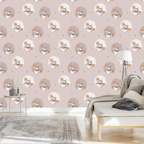 Tapeta Indiańskie Liski I Niedźwiadki Flizelina 53x1000 TR-5259-VER-53