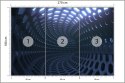 Fototapeta 3D Tunel - Abstrakcja Flizelina 270x180 FT-59-VE270-180