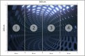 Fototapeta 3D Tunel - Abstrakcja Flizelina Zmywalna 360x240 FT-59-VEML360-240