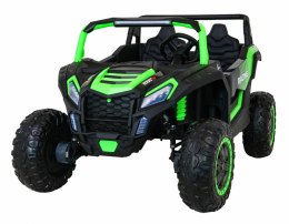 Buggy ATV Racing dla 2 dzieci Zielony + Napęd 4x4 + Pilot + Wolny Start + MP3 LED