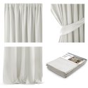 Zasłona BLACKOUT  biały  taśma blackout 140x270 ameliahome - CURT/AH/BLACKOUT/PLEAT/WHITE/140X270/1PC