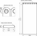 - CURT/AH/BLACKOUT/EYELETS/SILVER/N/140X270/1PC