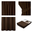 - CURT/AH/BLACKOUT/PLEAT/D.BROWN/N/140X245/1PC