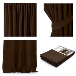 - CURT/AH/BLACKOUT/PLEAT/D.BROWN/N/140X270/1PC