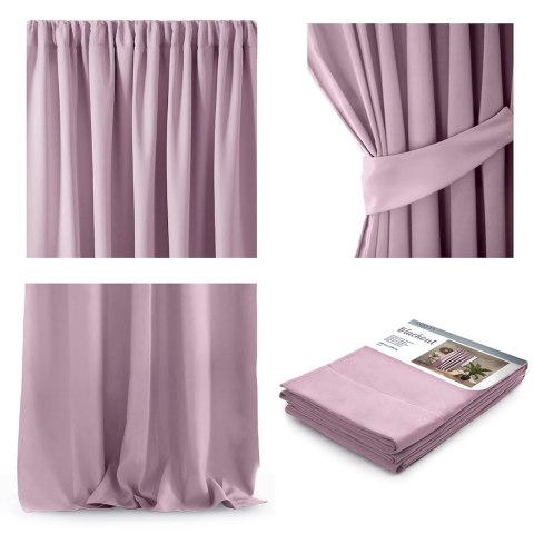 - CURT/AH/BLACKOUT/PLEAT/PINK/N/140X270/1PC