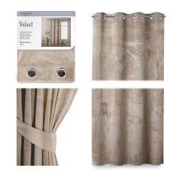 - CURT/AH/VELVET/EYELETS/BEIGE/N/140X245/1PC