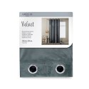 - CURT/AH/VELVET/EYELETS/CHARCOAL/N/140X245/1PC