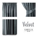 - CURT/AH/VELVET/PLEAT/CHARCOAL/N/140X245/1PC