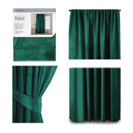 - CURT/AH/VELVET/PLEAT/D.GREEN/N/140X245/1PC