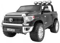 Toyota Tundra XXL dla dzieci Czarny + Pilot + Bagażnik + LED + Audio + EVA + Wolny Start