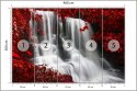 Fototapeta Jesienny Wodospad Flizelina Zmywalna 460x300 FT-556-VEML12