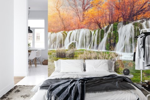 Fototapeta Jesienny Wodospad Flizelina 520x318 FT-567-VEXXXXXL