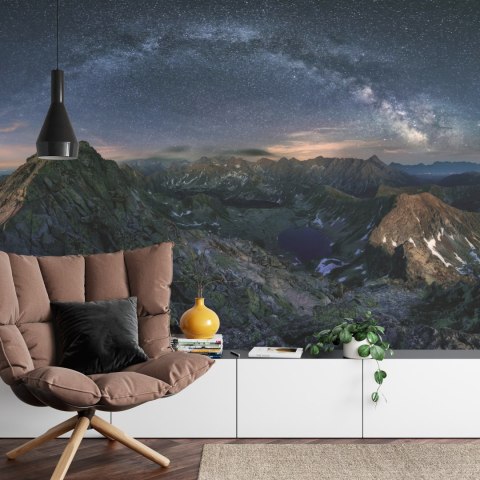 Fototapeta Droga Mleczna Nad Tatrami Flizelina Zmywalna 254x184 FT-4387-VEML4