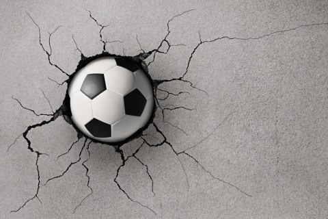 Fototapeta Pokój Młodzieżowy, Piłka Vinyl Strukturalny 360x240 FT-1379-VS360-240