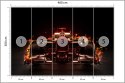 Fototapeta Płonący Bolid F1 Flizelina 460x300 FT-3789-V12